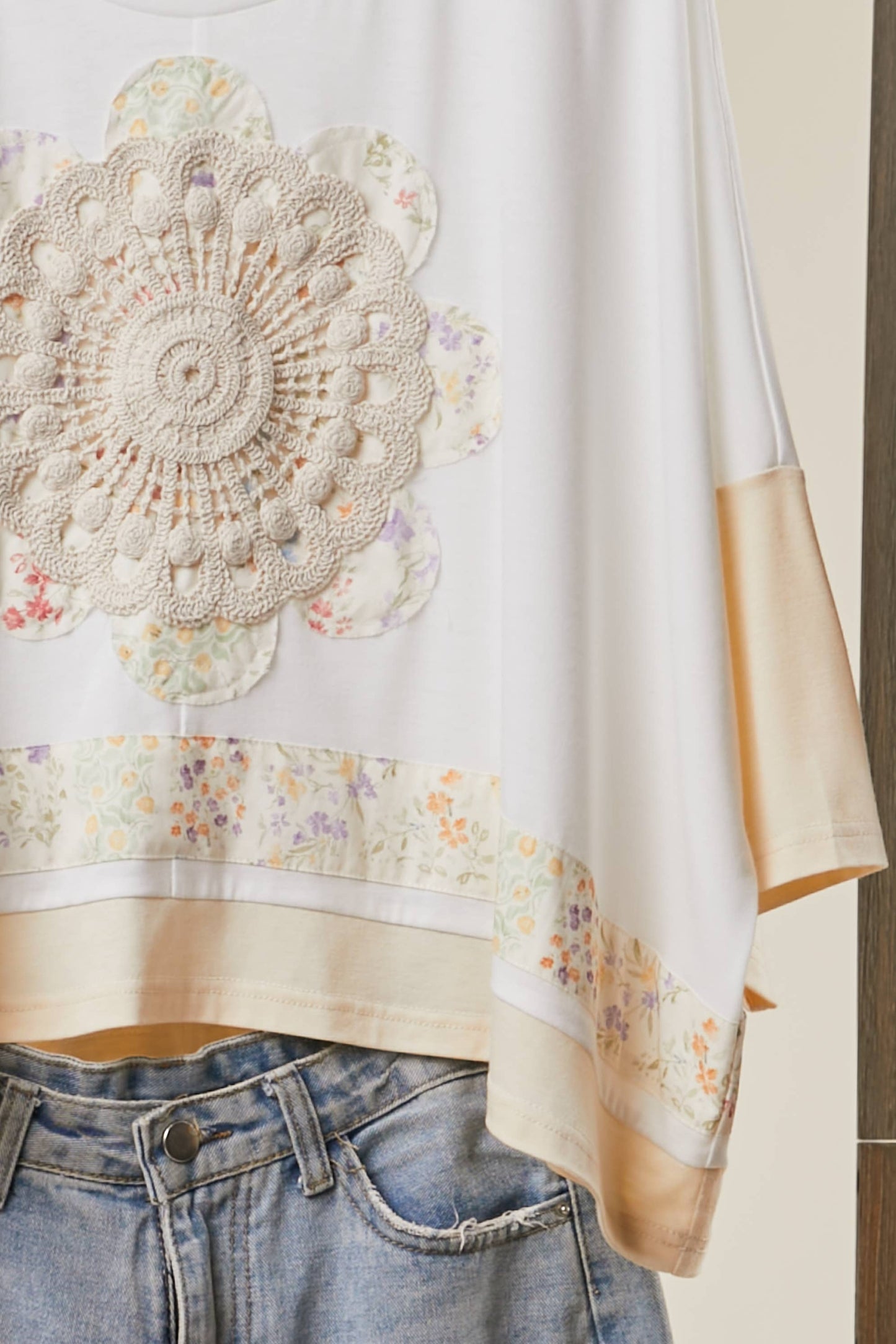 Lace Embroidered Top