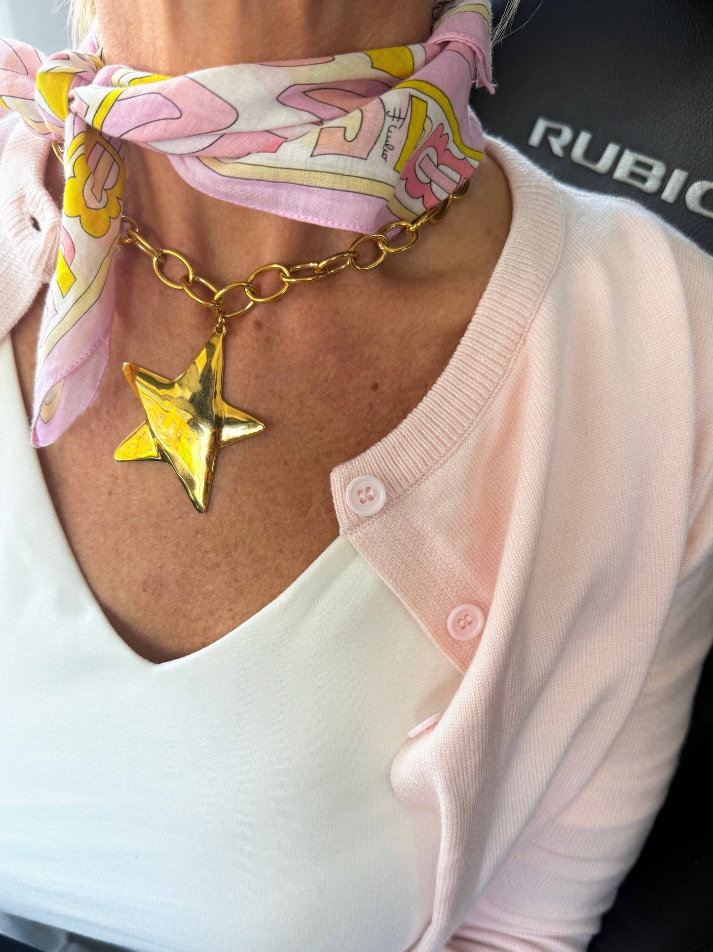 Gold Star Necklace