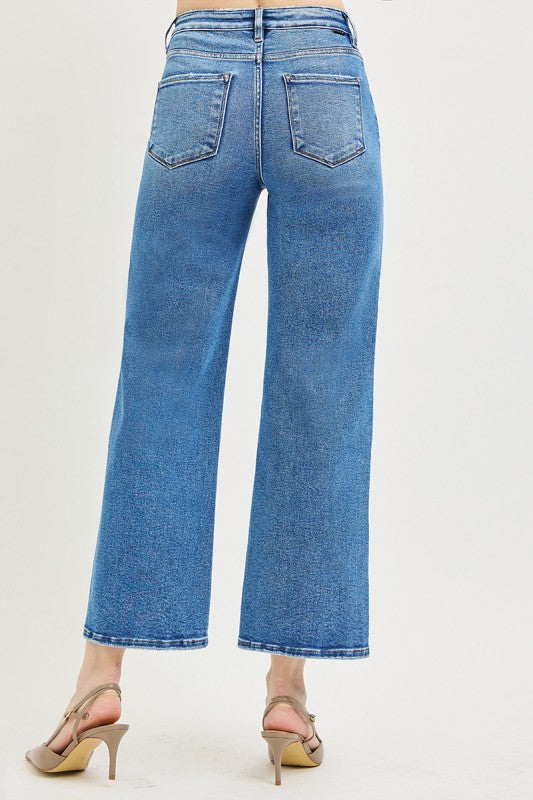 Risen High Rise Crop Jeans - Style Junkie Boutique
