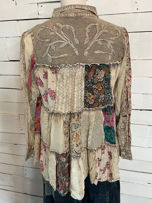 Patchwork Floral Tunic