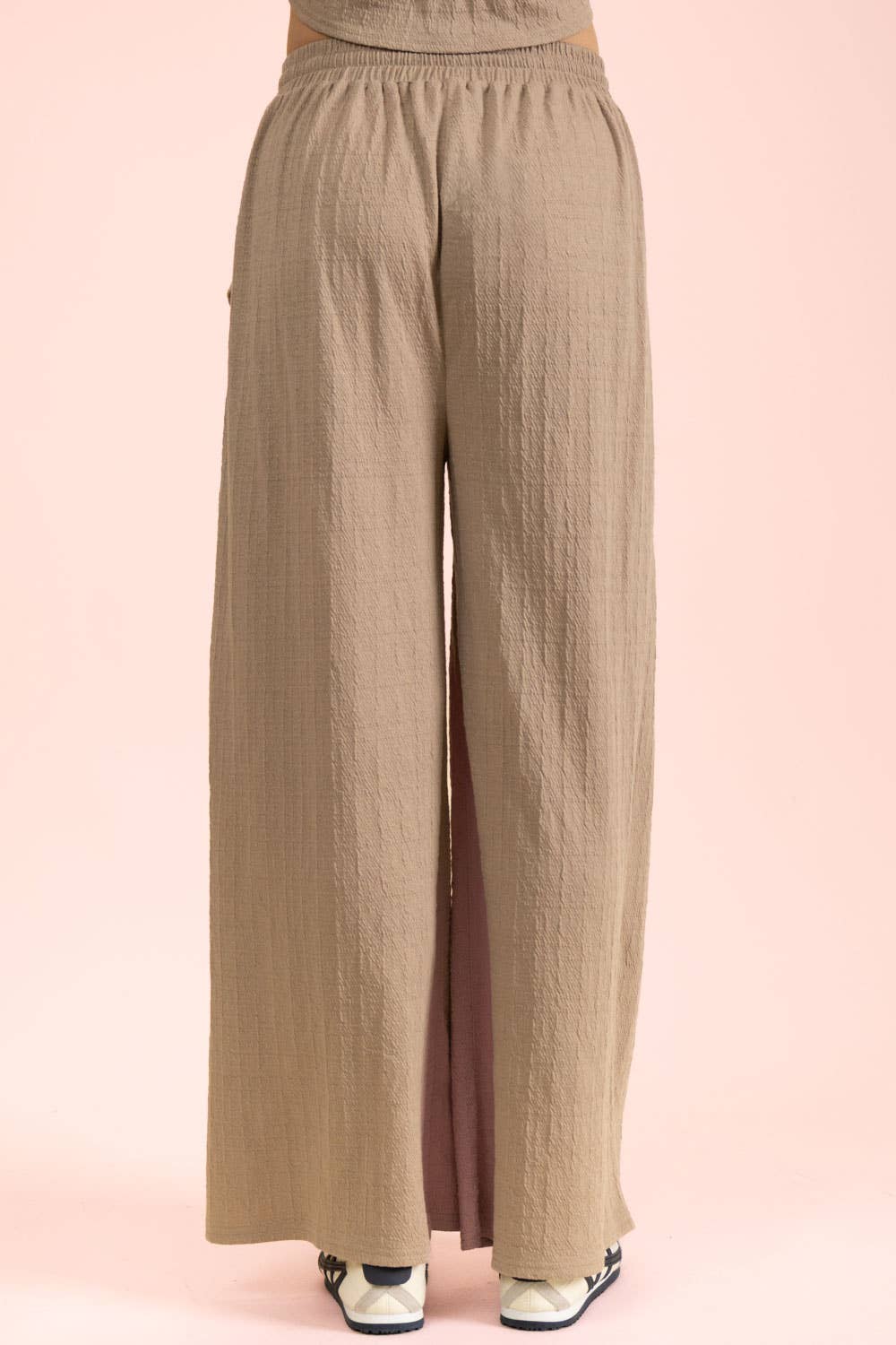 Mocha Wide Leg Knit Pants