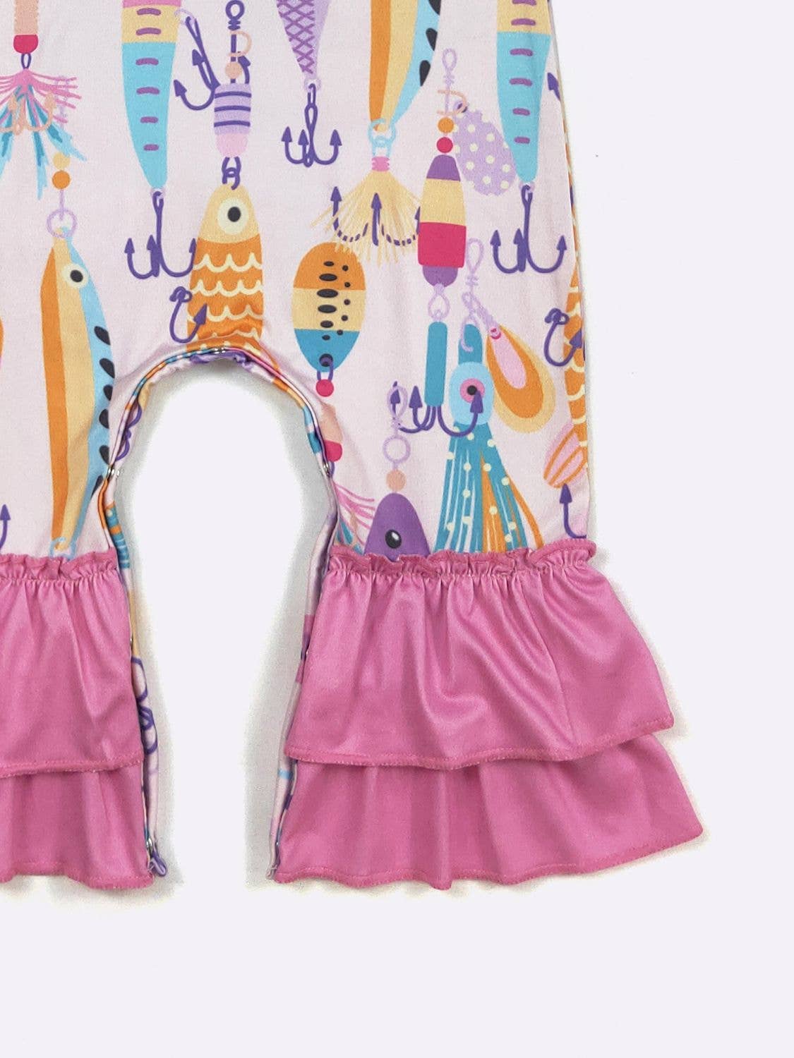Pink Fishing Lure Romper