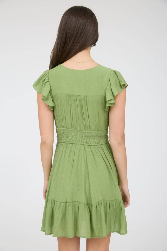 Sage Mini Dress