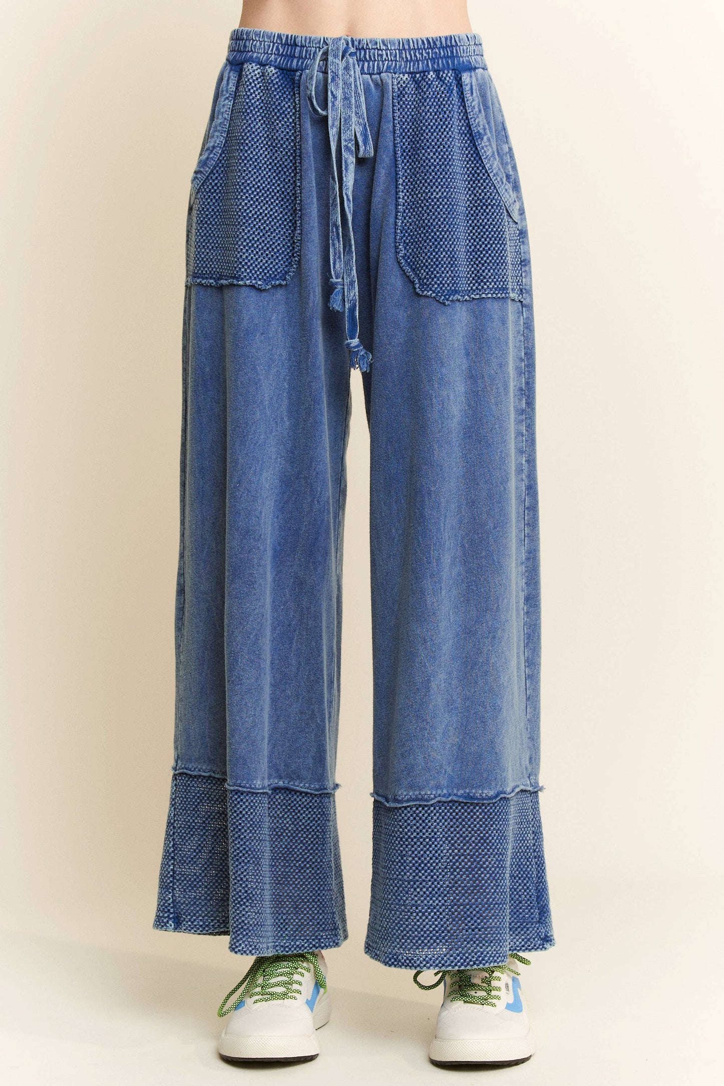 Cobalt Mesh Pants