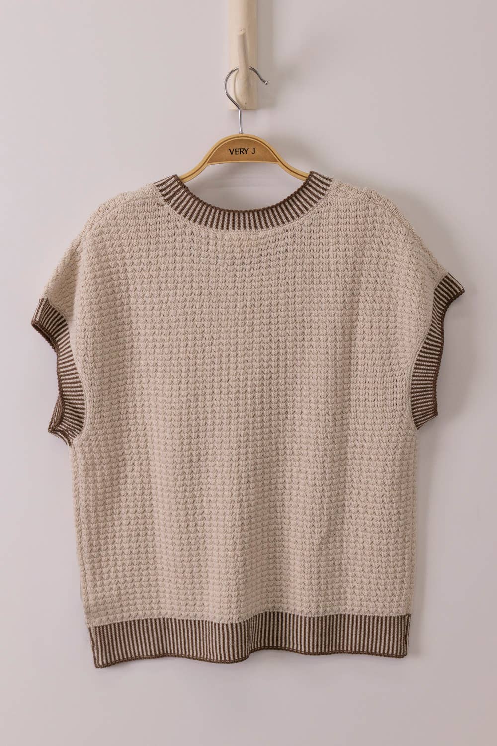 Oatmeal Sleeveless Sweater