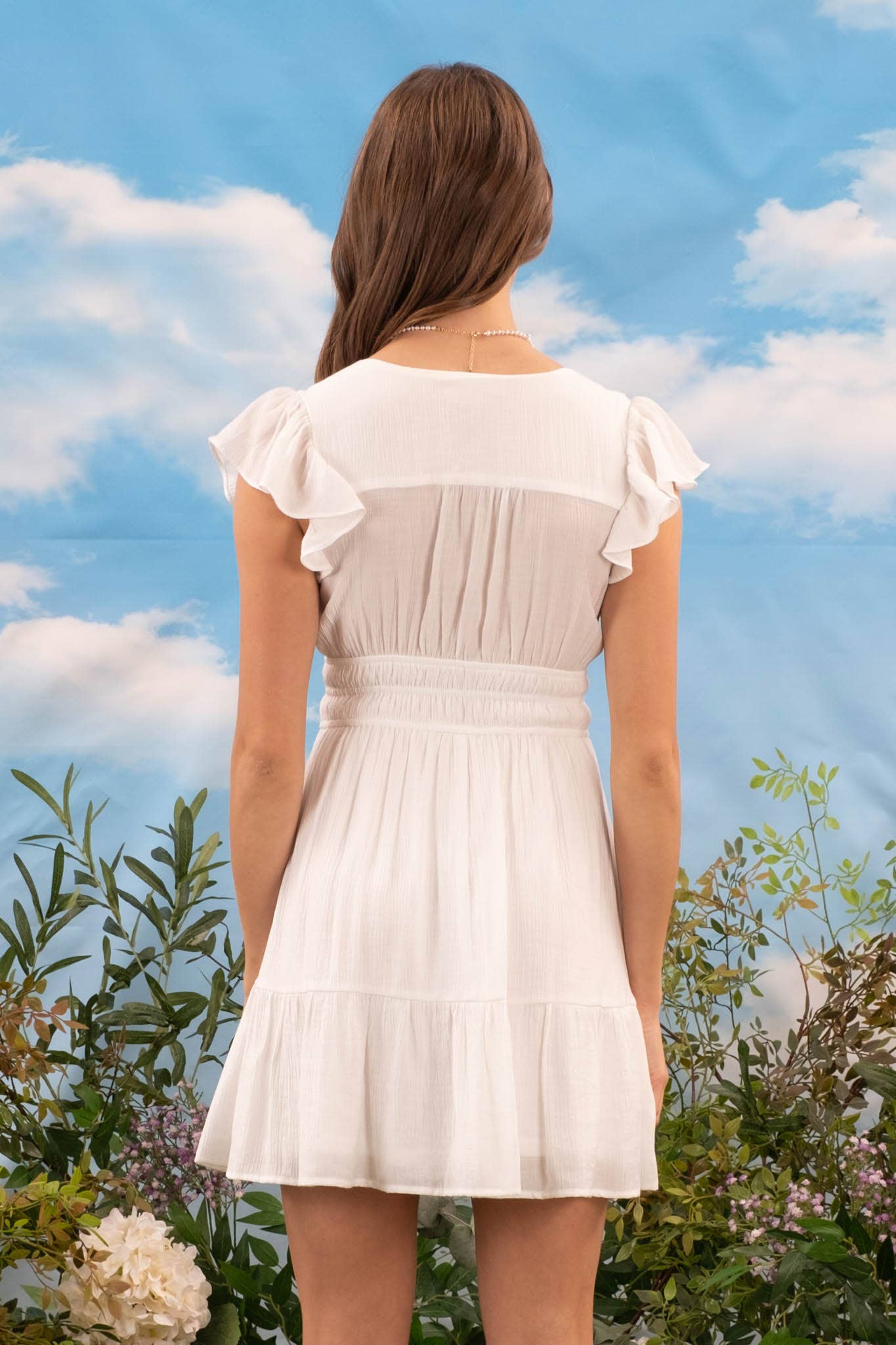 White Mini Dress
