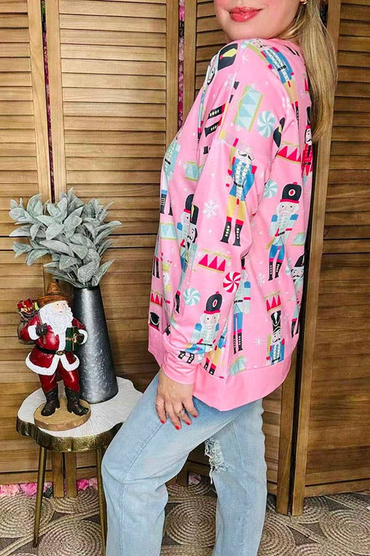Pink Nutcracker Lightweight Sweatshirt