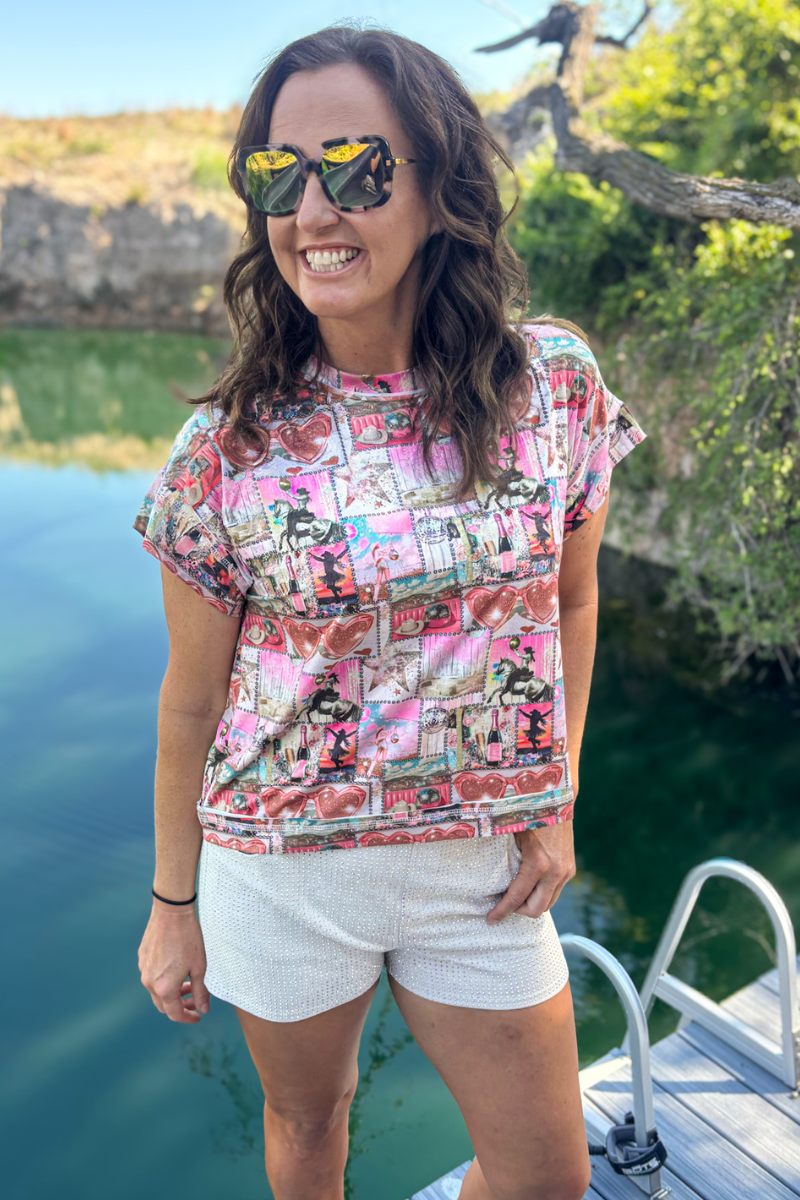 Cowgirl Glitter & Grit Top