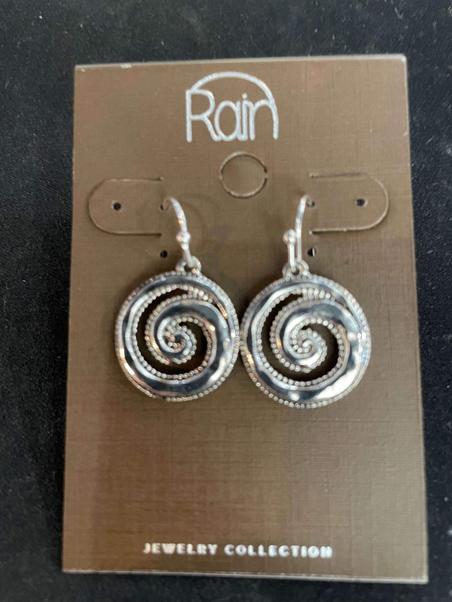 Textured Silver Swirl Earrings - Style Junkie Boutique