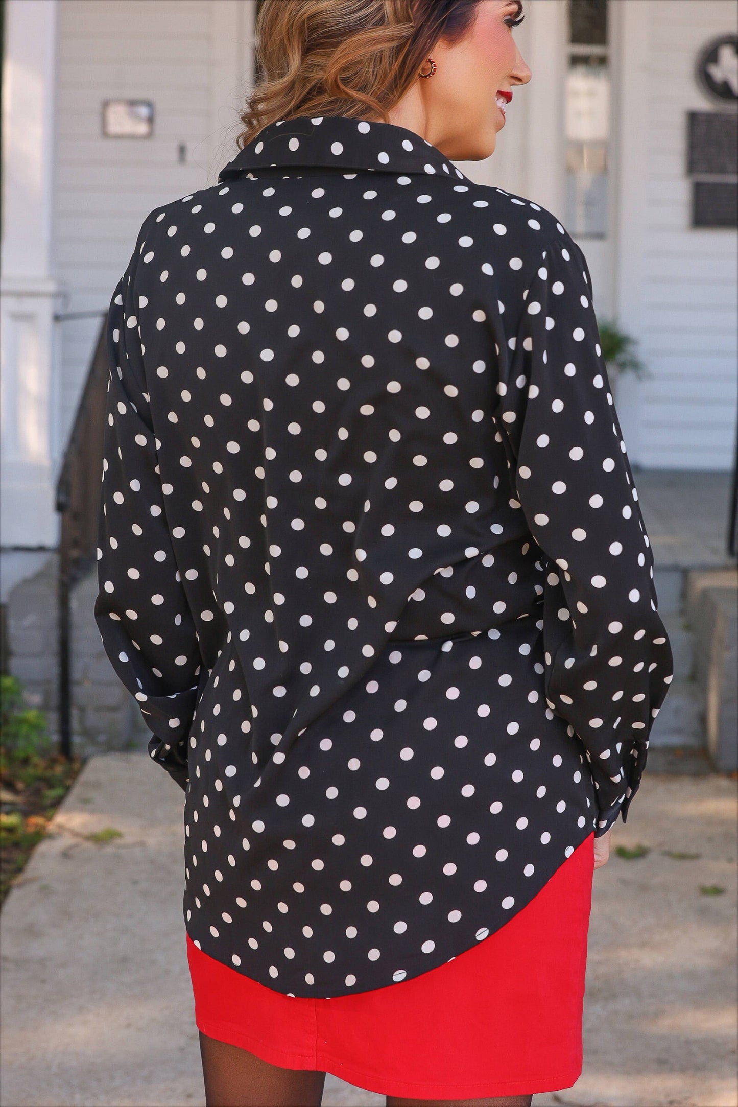 Polka Dot Blouse