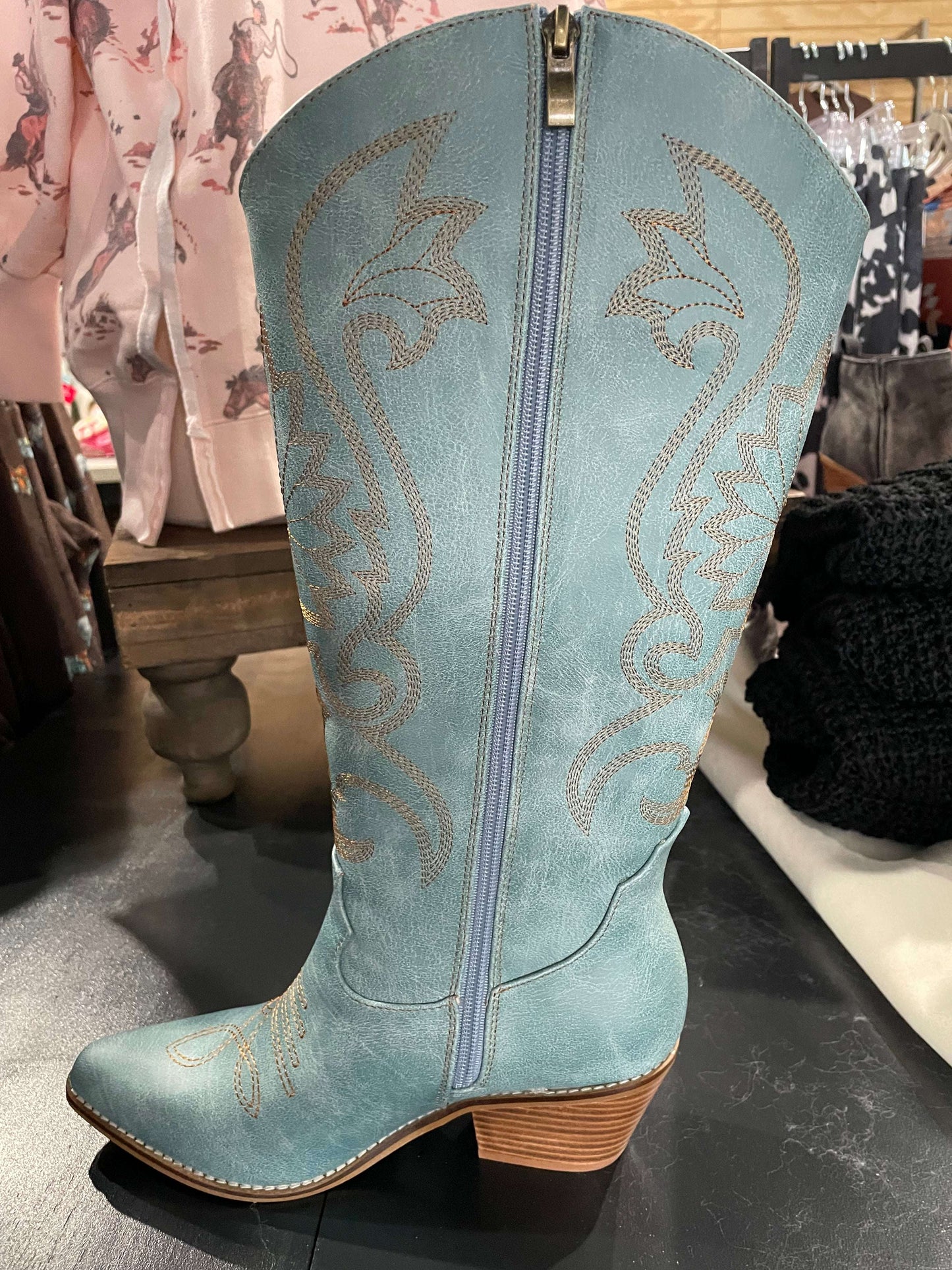 Turquoise Cowgirl Boots