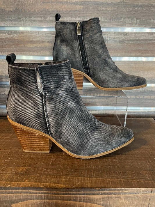 Corkys Gimme Sugar Bootie with sleek silhouette and cushioned sole—designed for stylish comfort from work to weekend