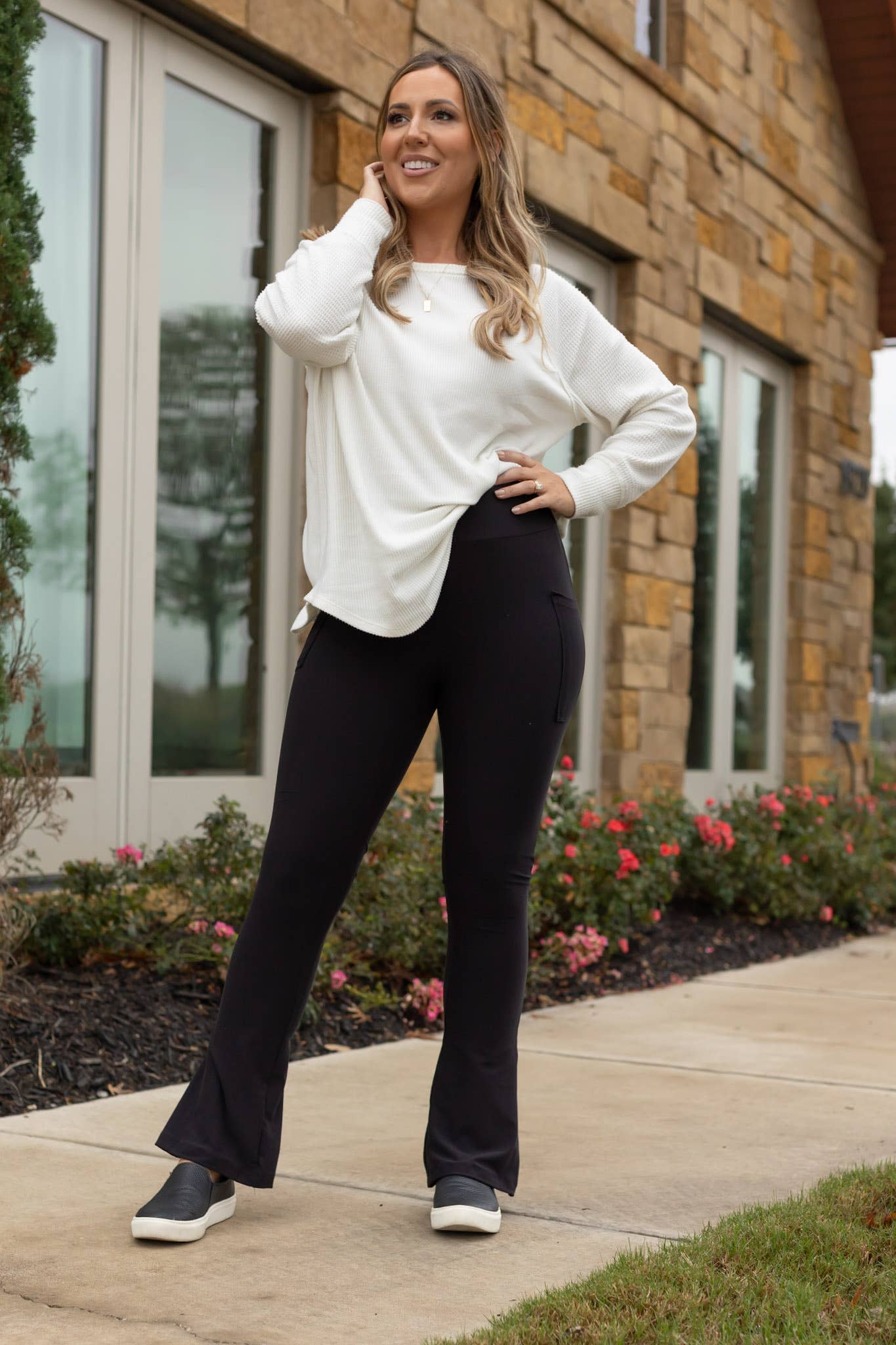 Black Flare Leggings