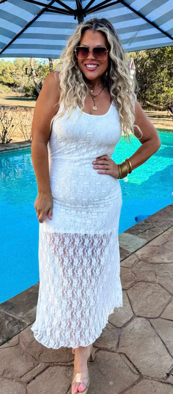 White Lace Dress