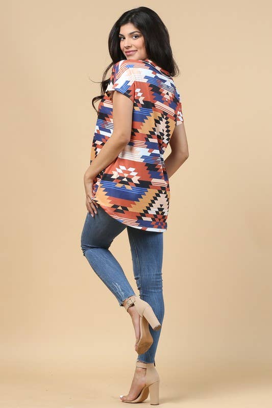 Aztec Top - Brick