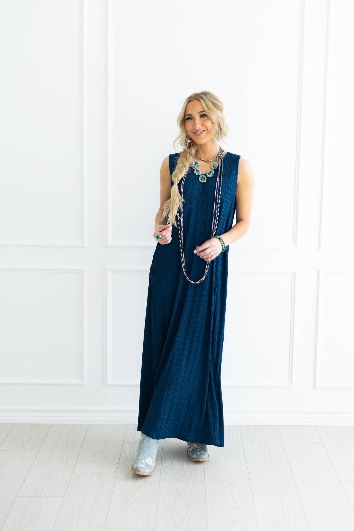 Maxi Dress - Navy