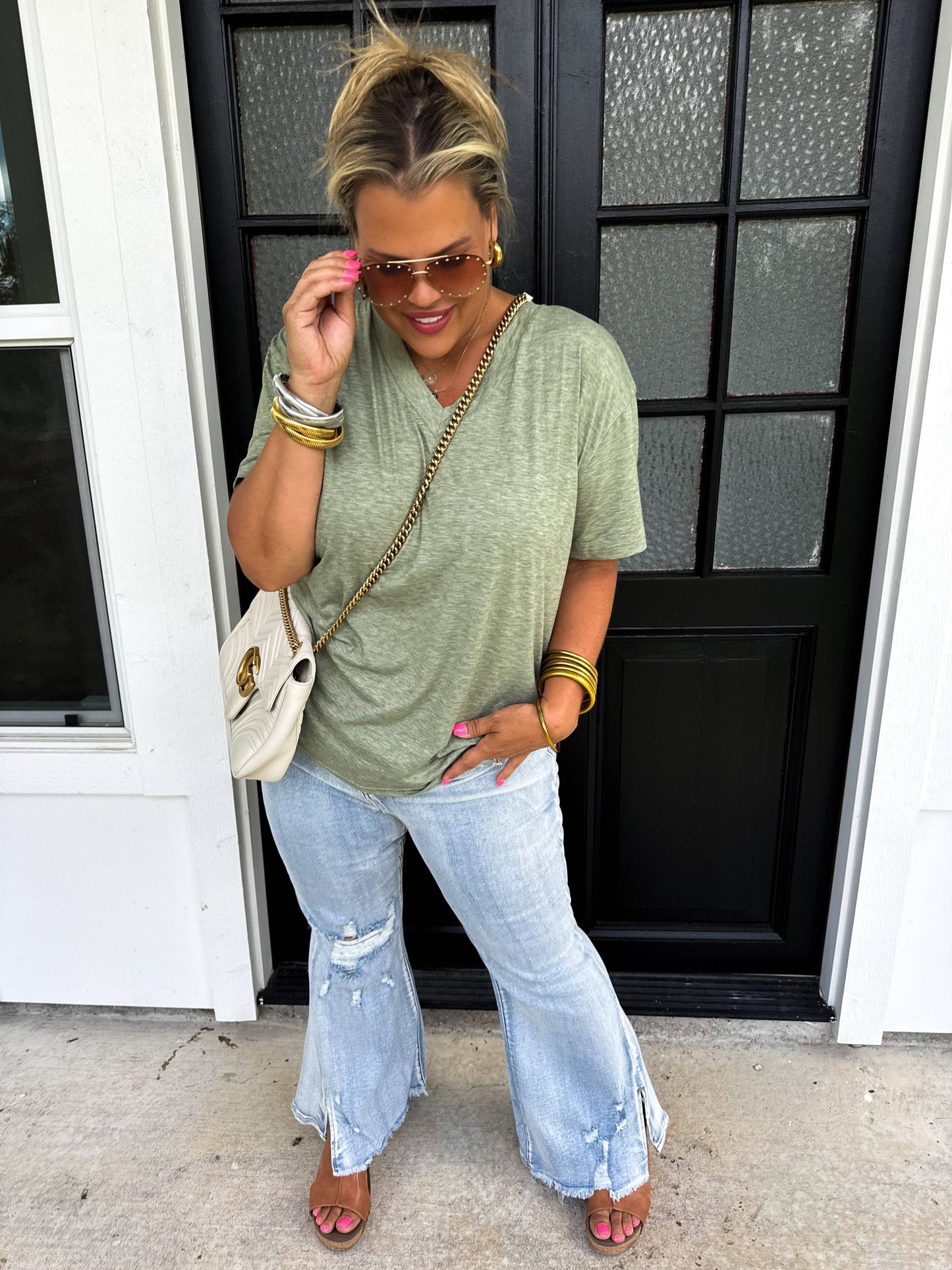 Boyfriend Tee - Olive