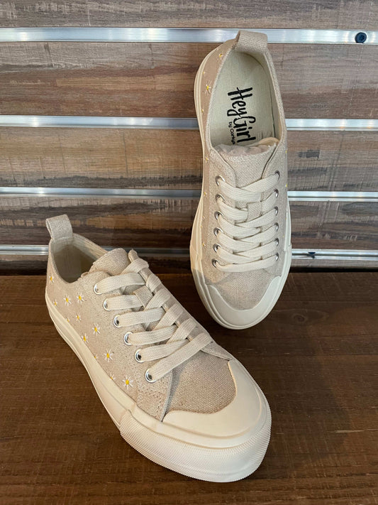 Corky's Take the Lead Sneaker - Natural Daisy
