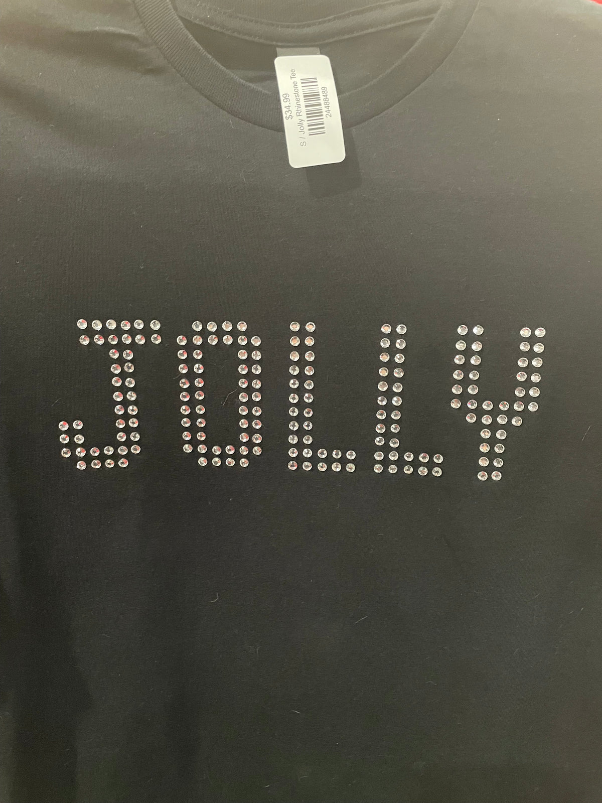 Jolly Rhinestone Tee