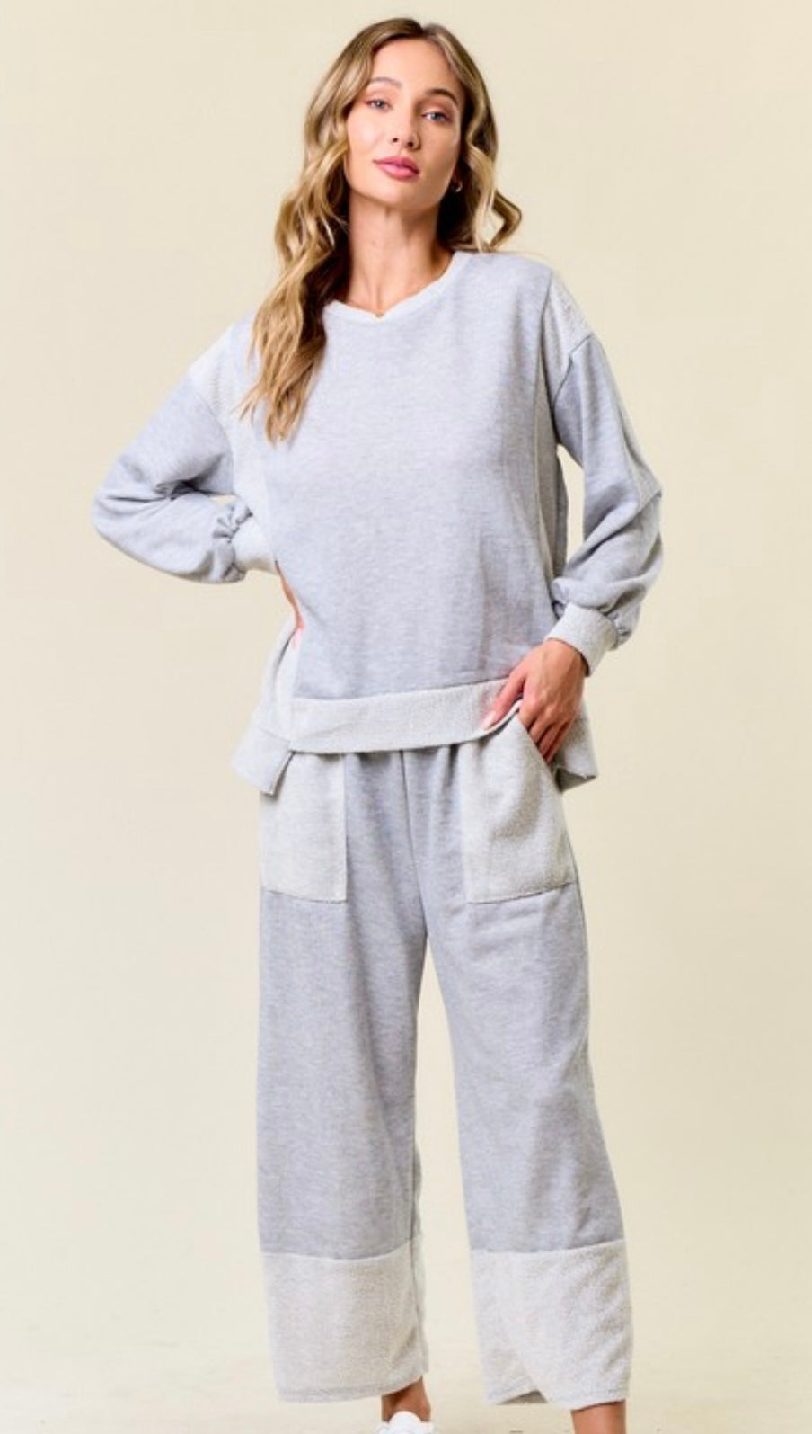 Grey Terry Sweatshirt