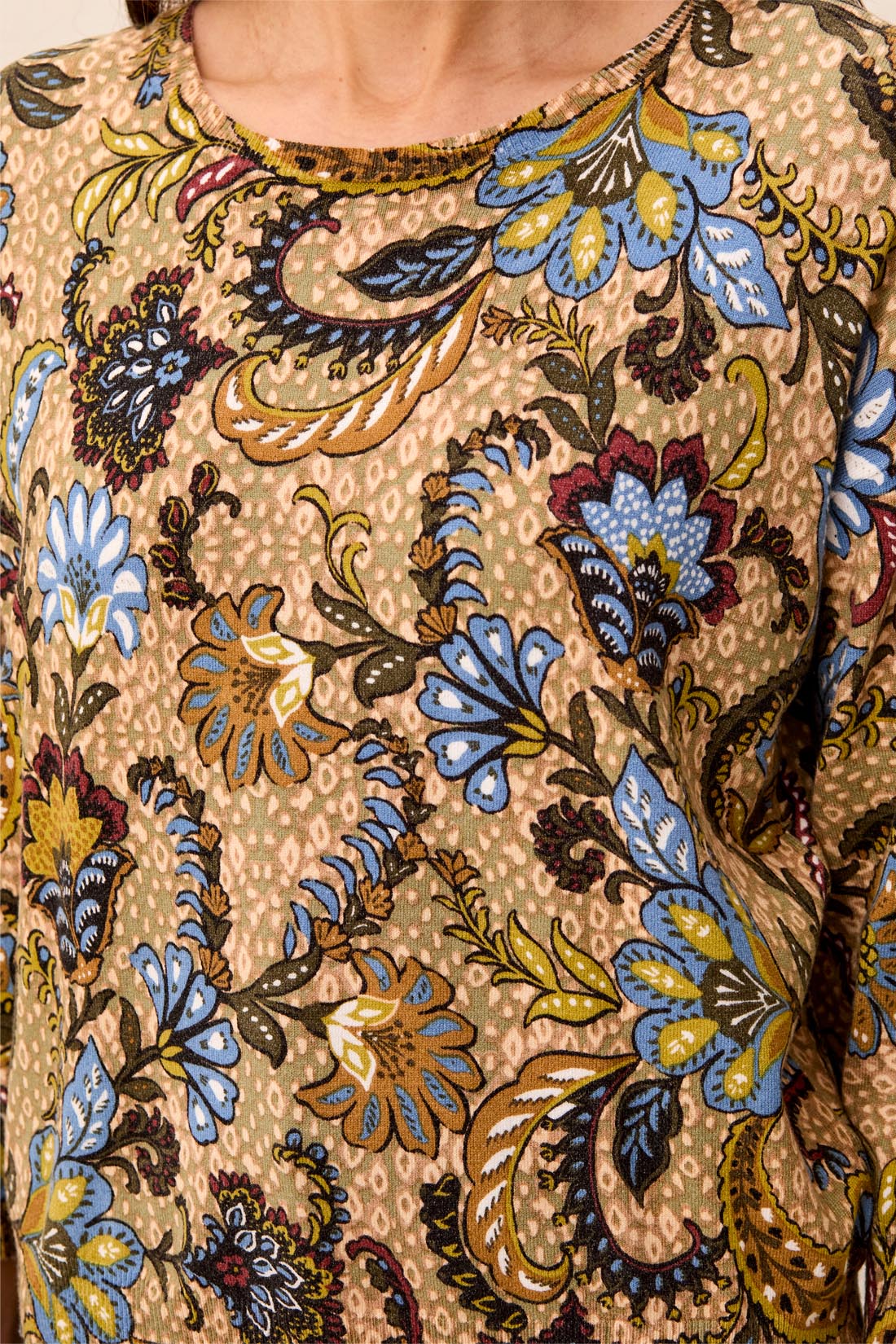 Aloe Floral Sweater