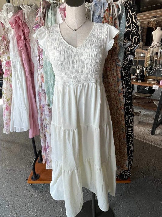Ivory Midi Dress