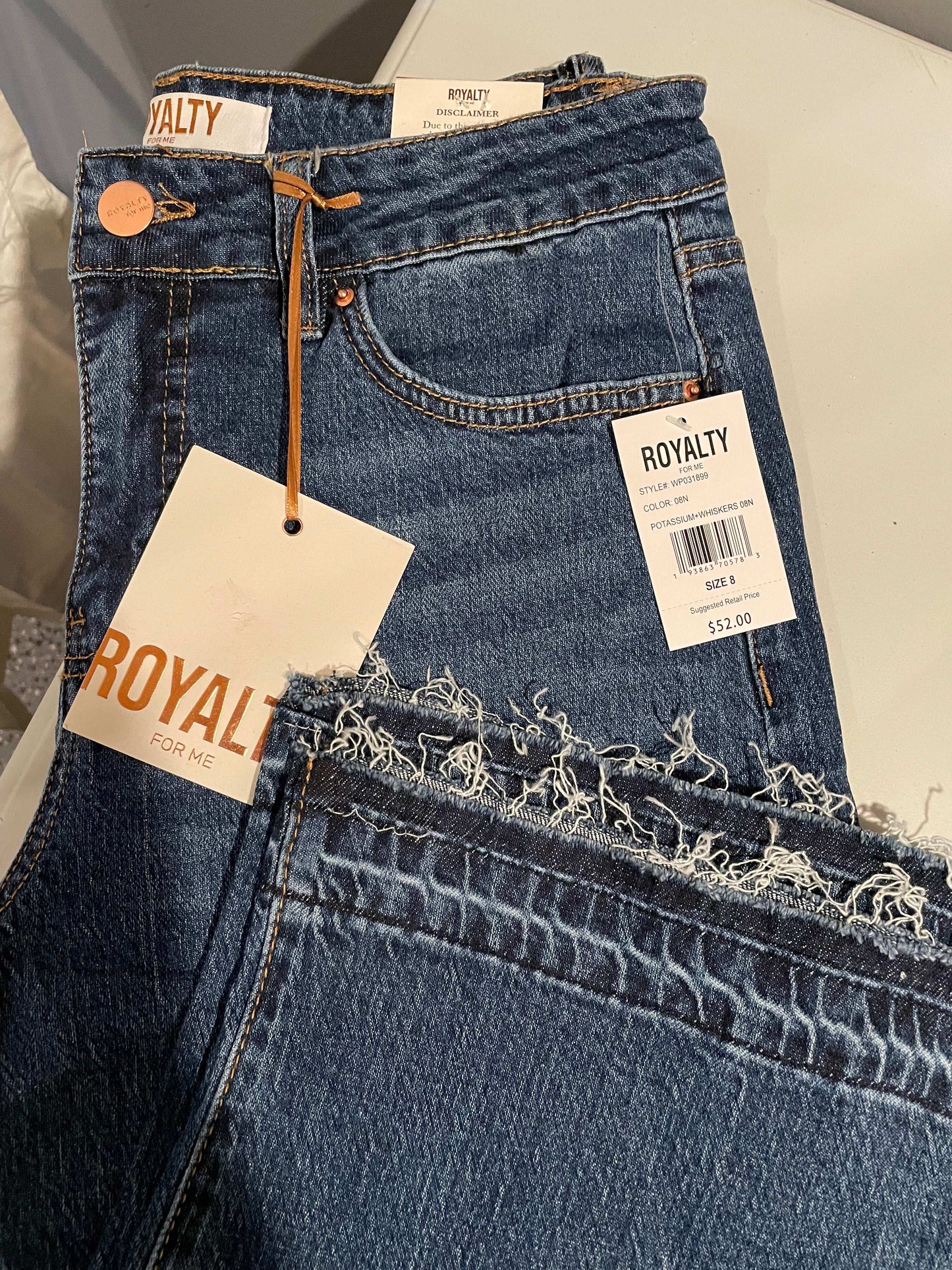 Frayed Hem Jeans