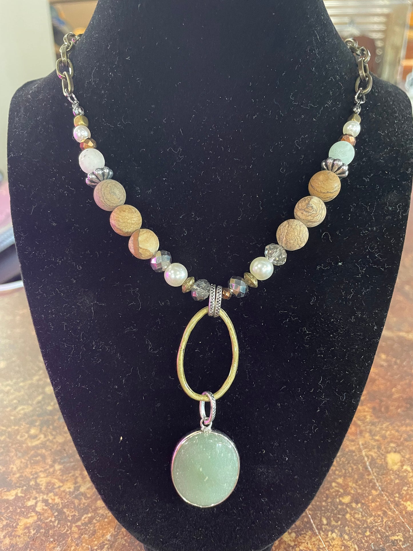 Turquoise Stone Drop