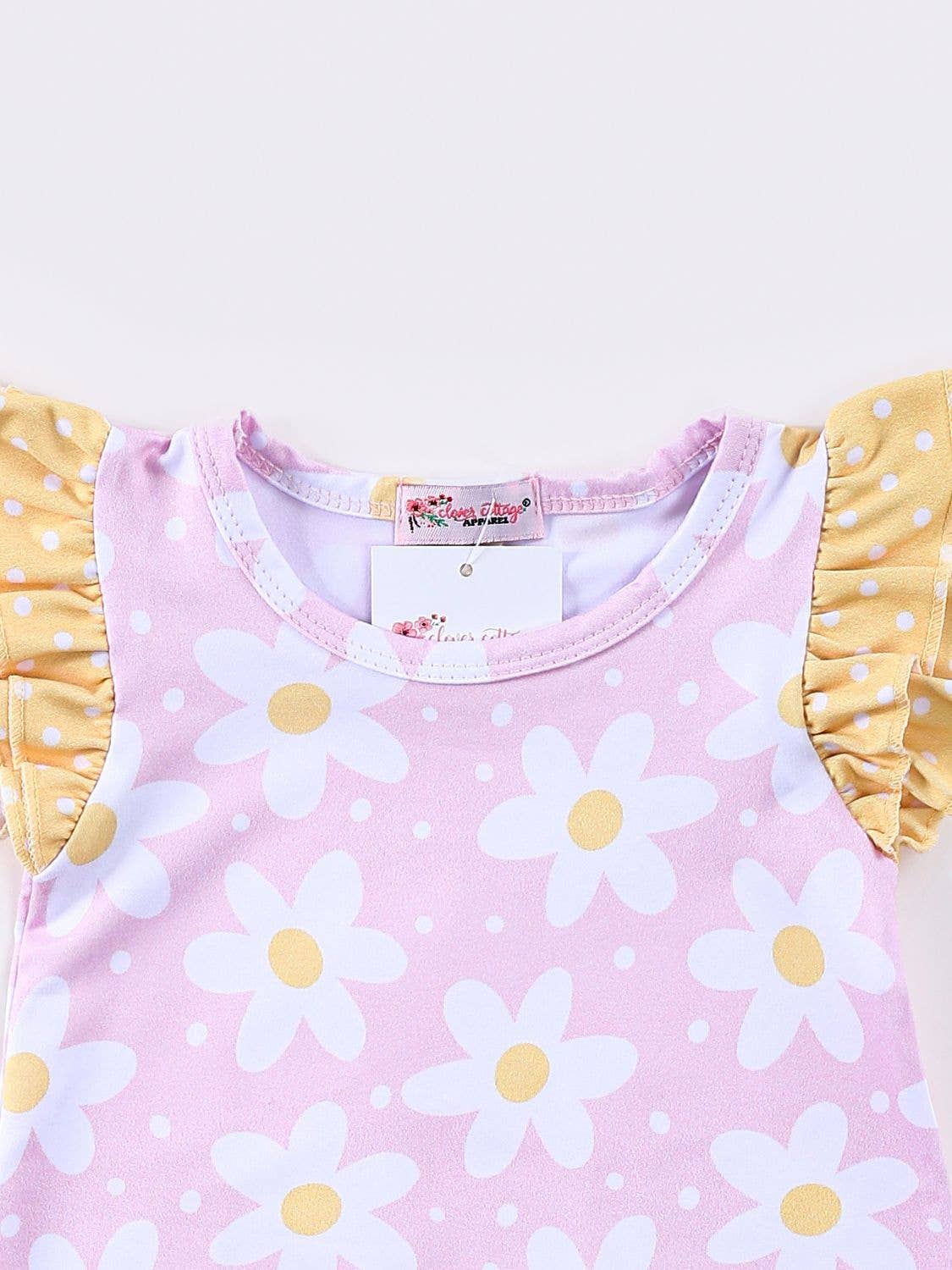 Pink Daisy Romper