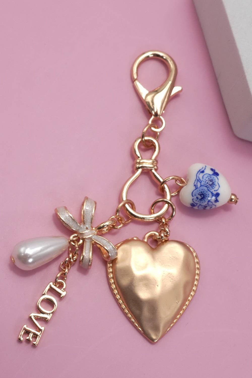 Bag Charm - Heart Love
