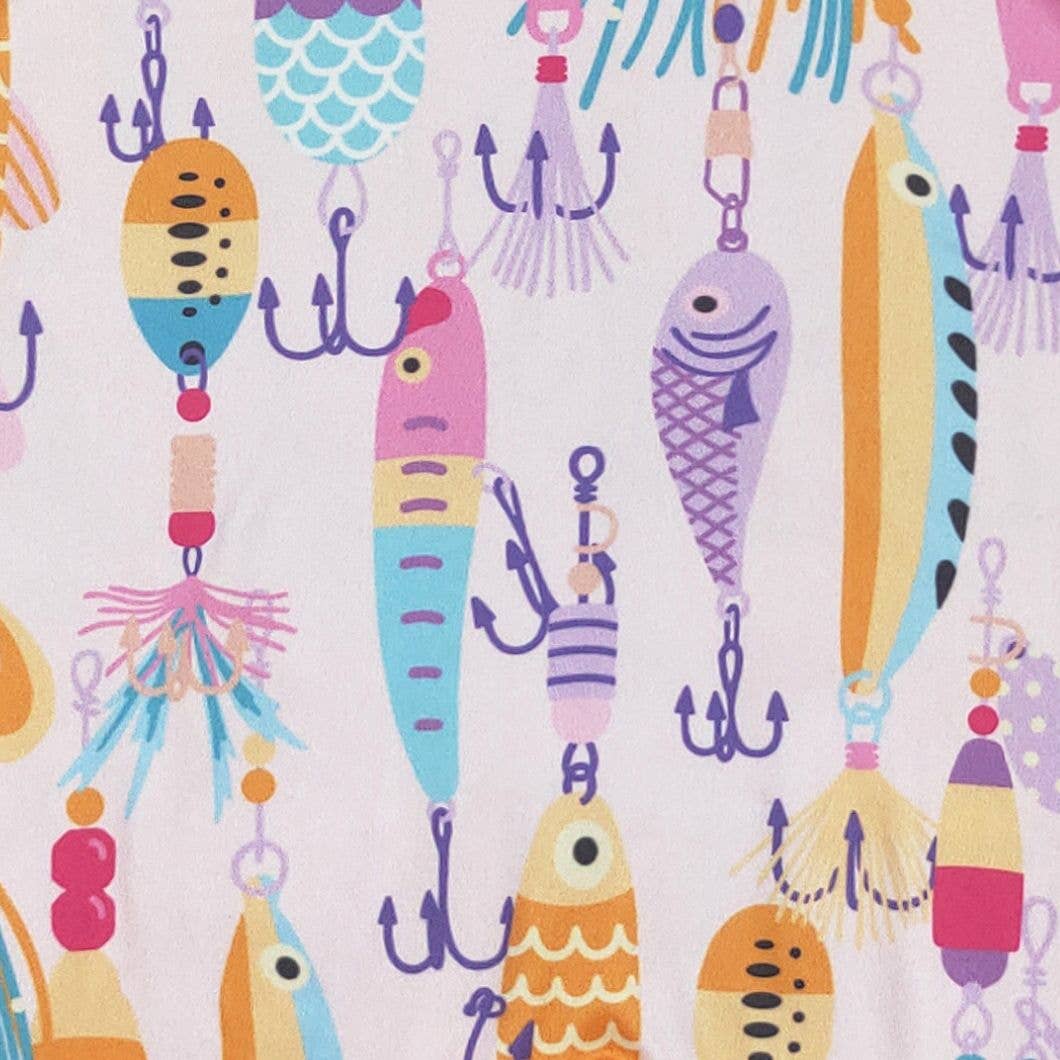 Pink Fishing Lure Romper