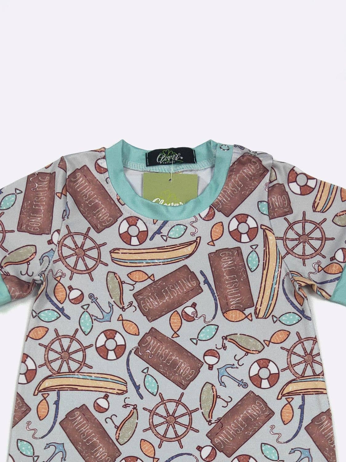 Gone Fishing Romper