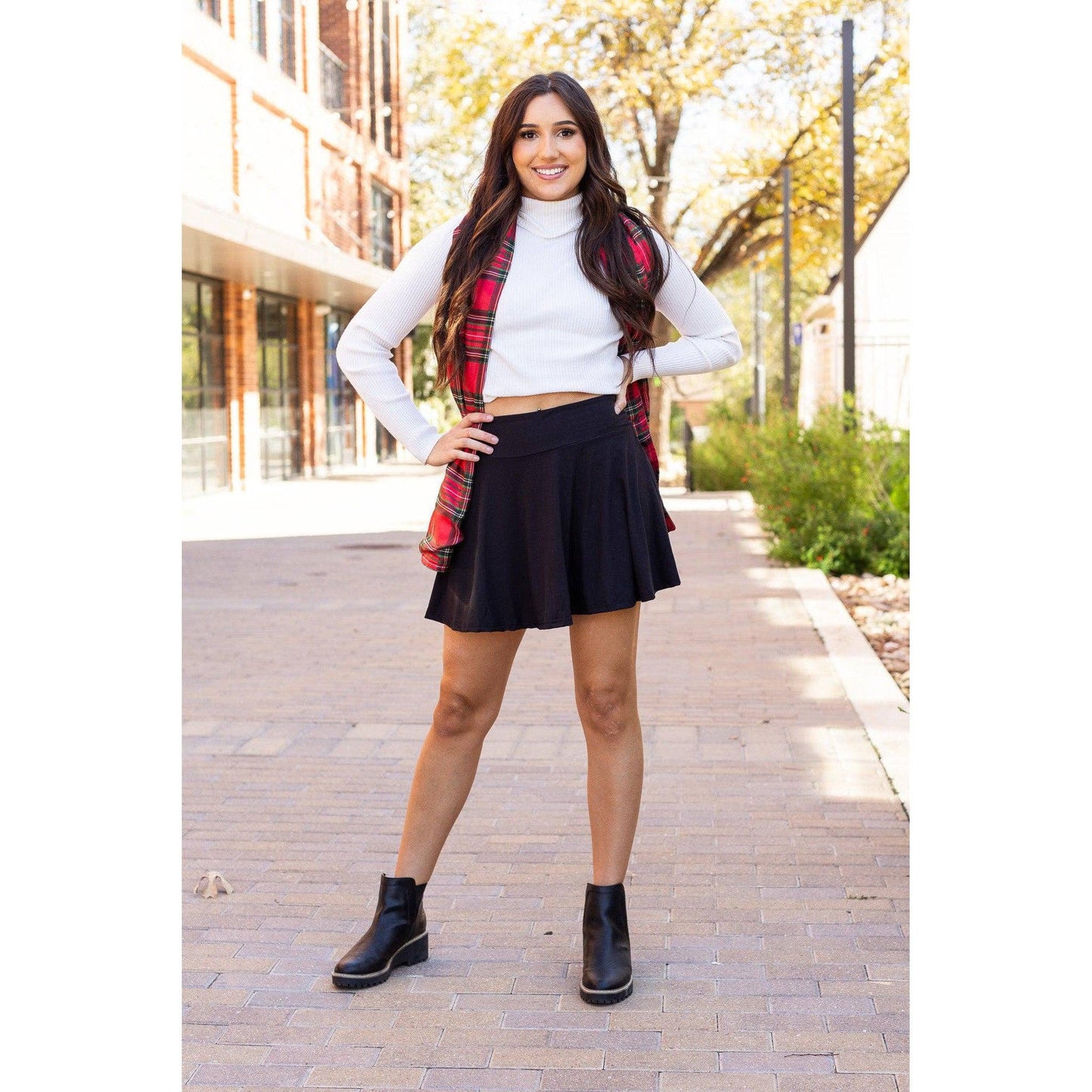 Black Skort