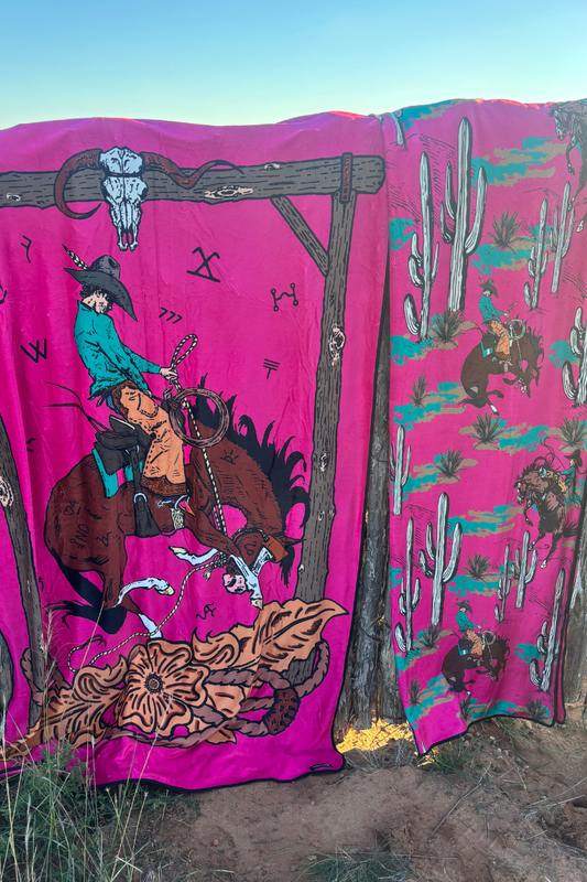 Rosette Rodeo Blanket