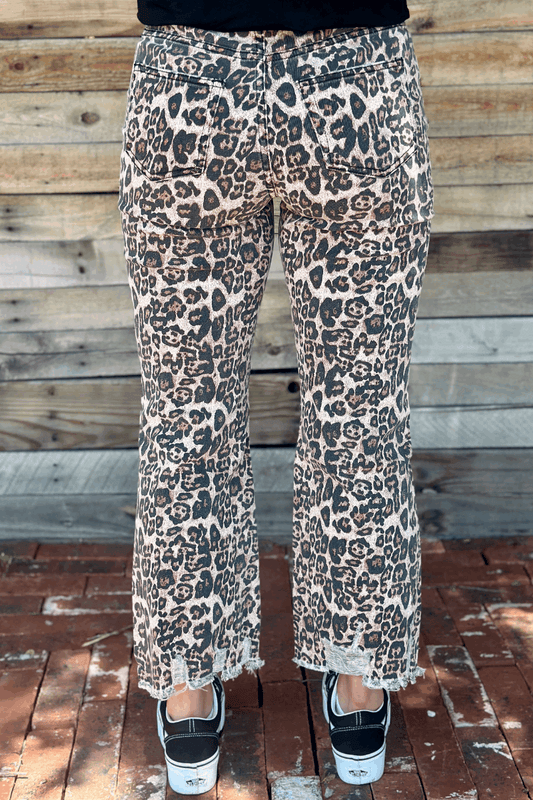 Hear Me Roar Leopard Jeans