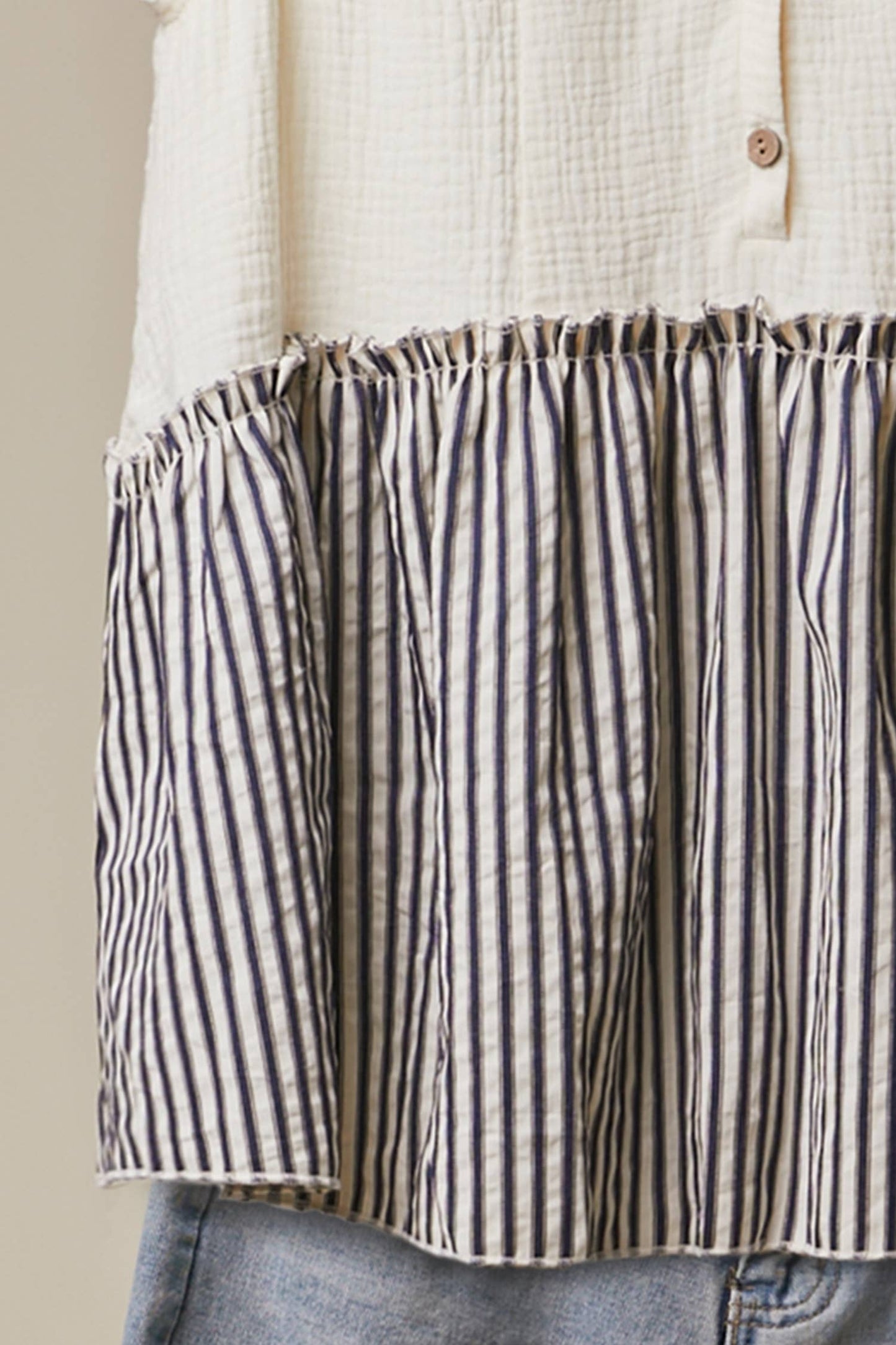 Striped Tiered Top