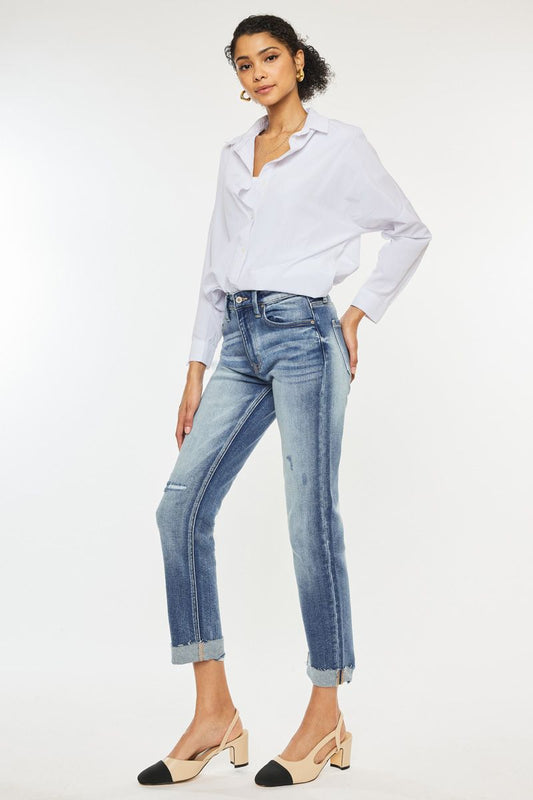 KanCan High Rise Slim Straight