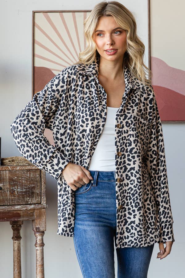 Leopard Shacket