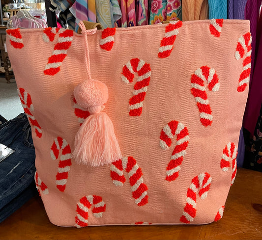 Candy Cane Tote
