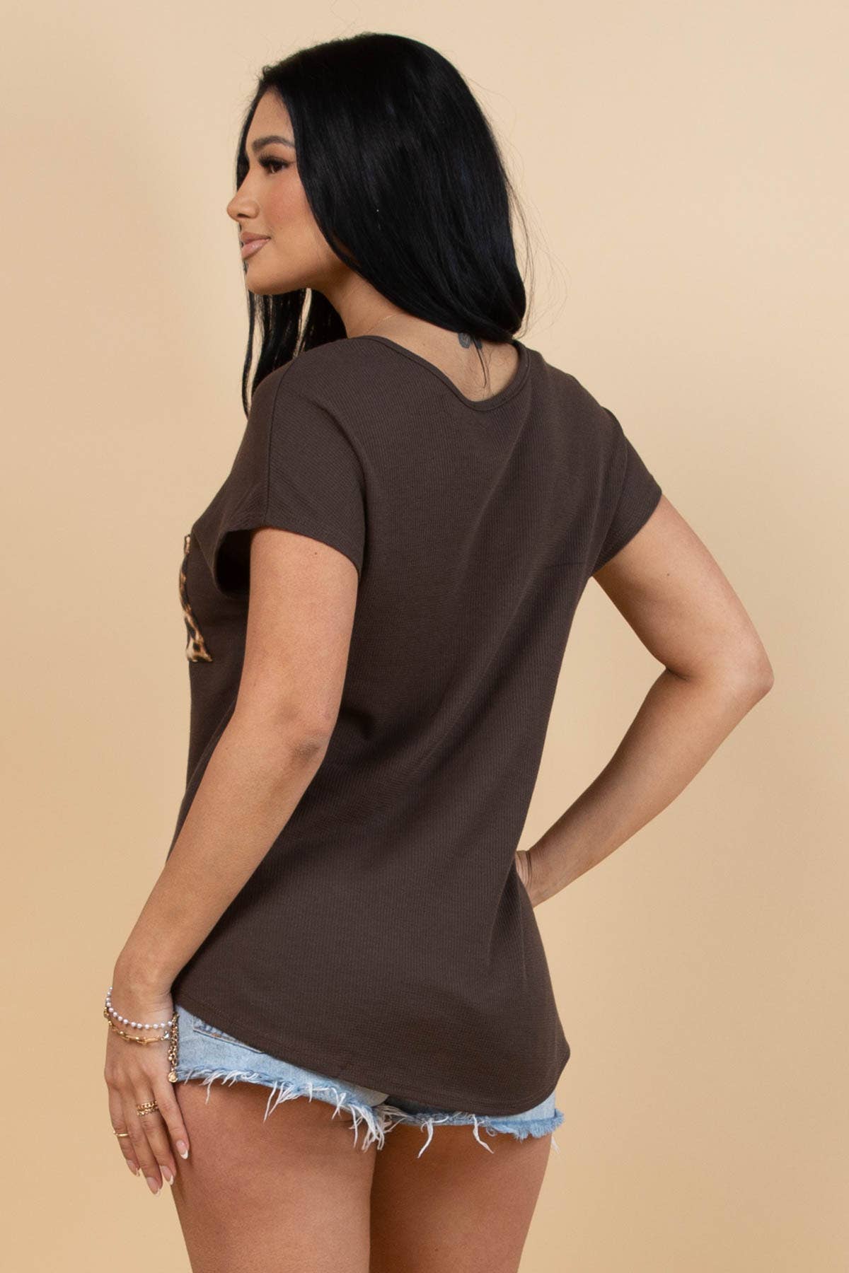 Leopard Pocket Top