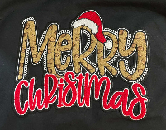 Merry Christmas Chenille