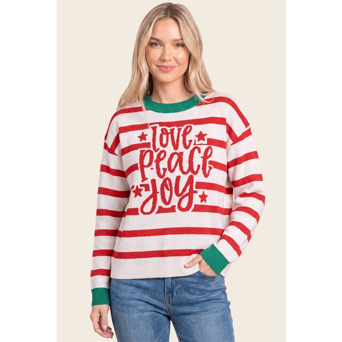 Love Peace Joy Christmas Sweater