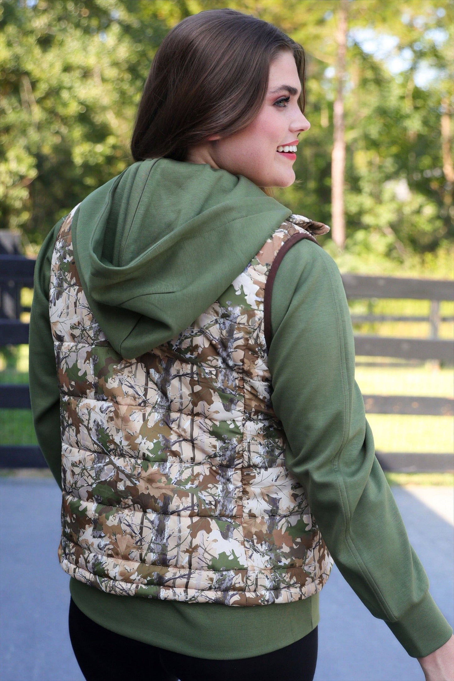 Camo Puffer Vest