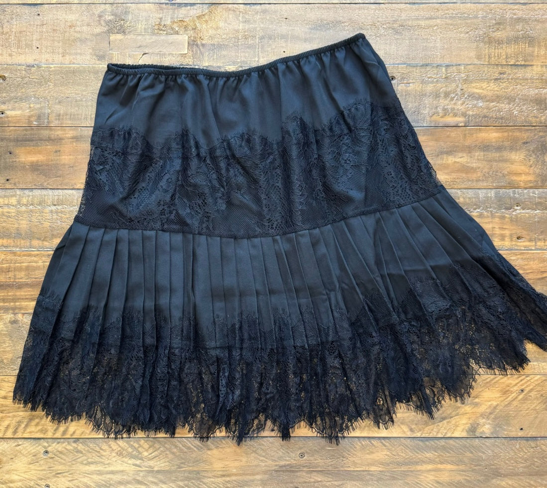 Black Lace Skirt