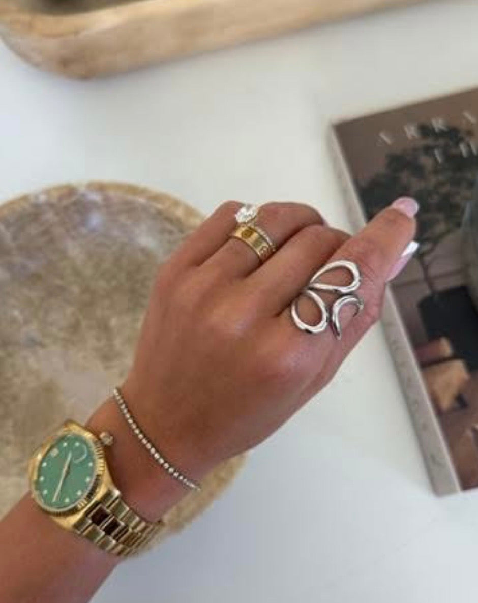 Claire Silver Ring - Style Junkie Boutique