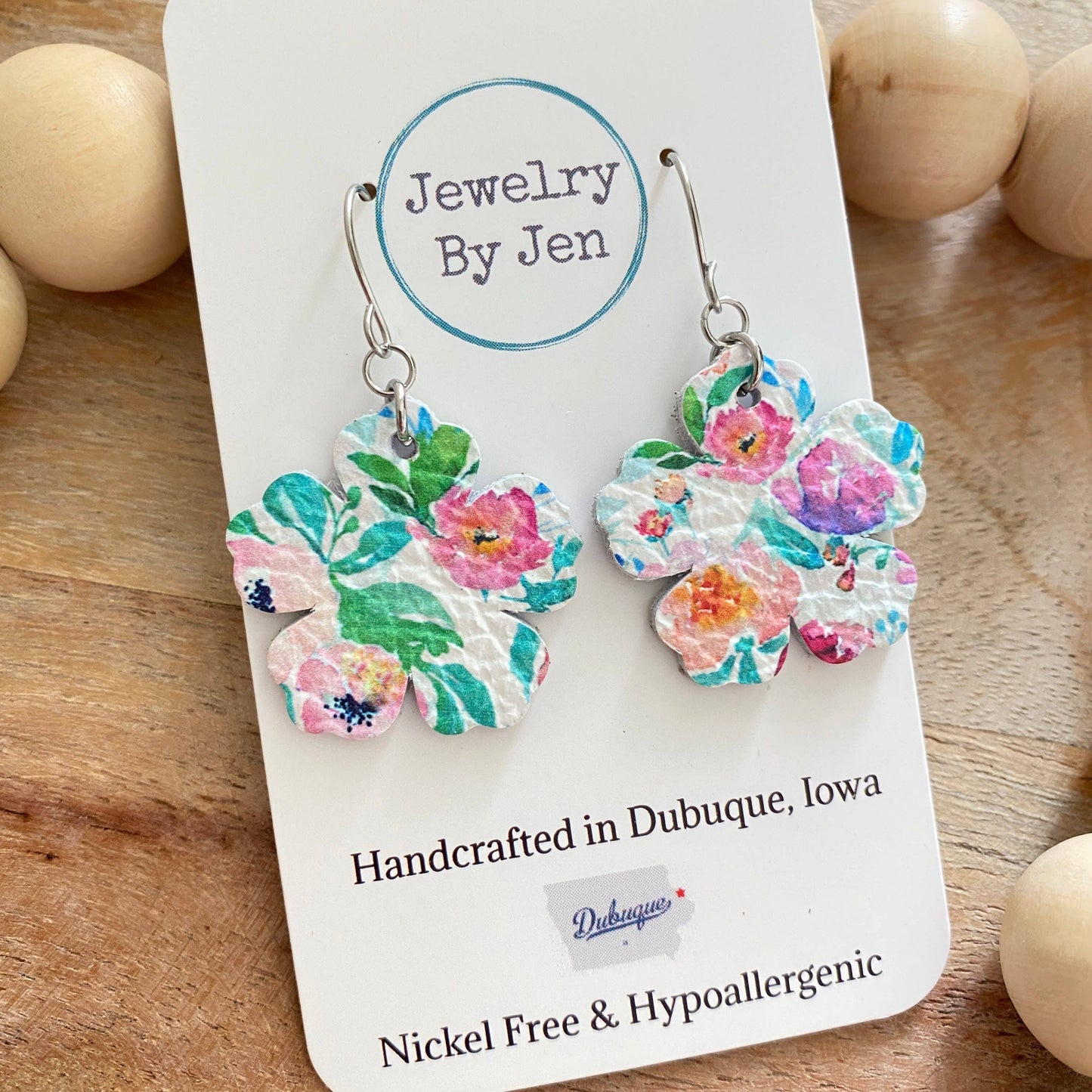 Jewelry By Jen - Sue's Forget Me Not: Mini Watercolor Floral