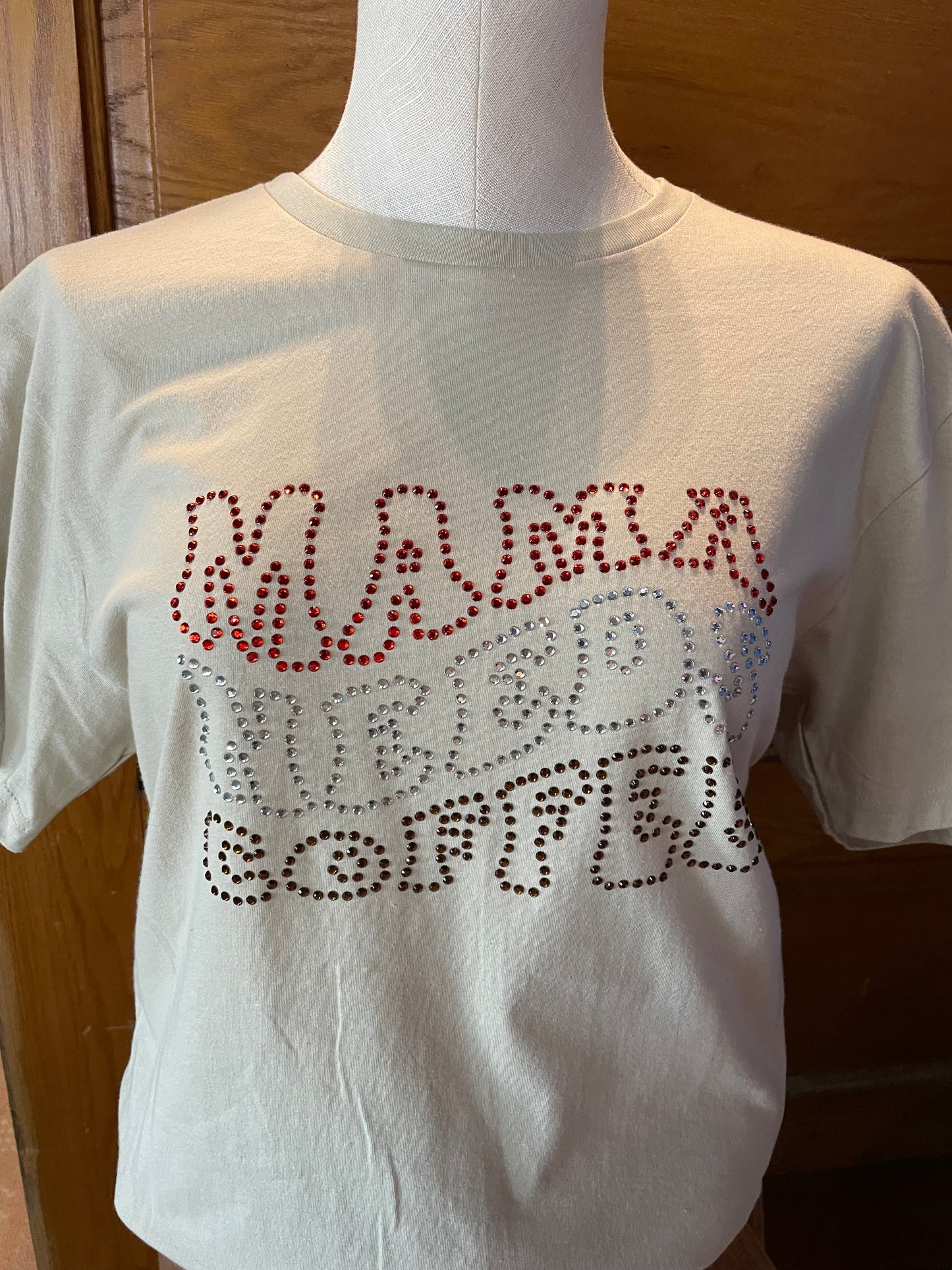 Mama Needs Coffee Rhinestone Tee