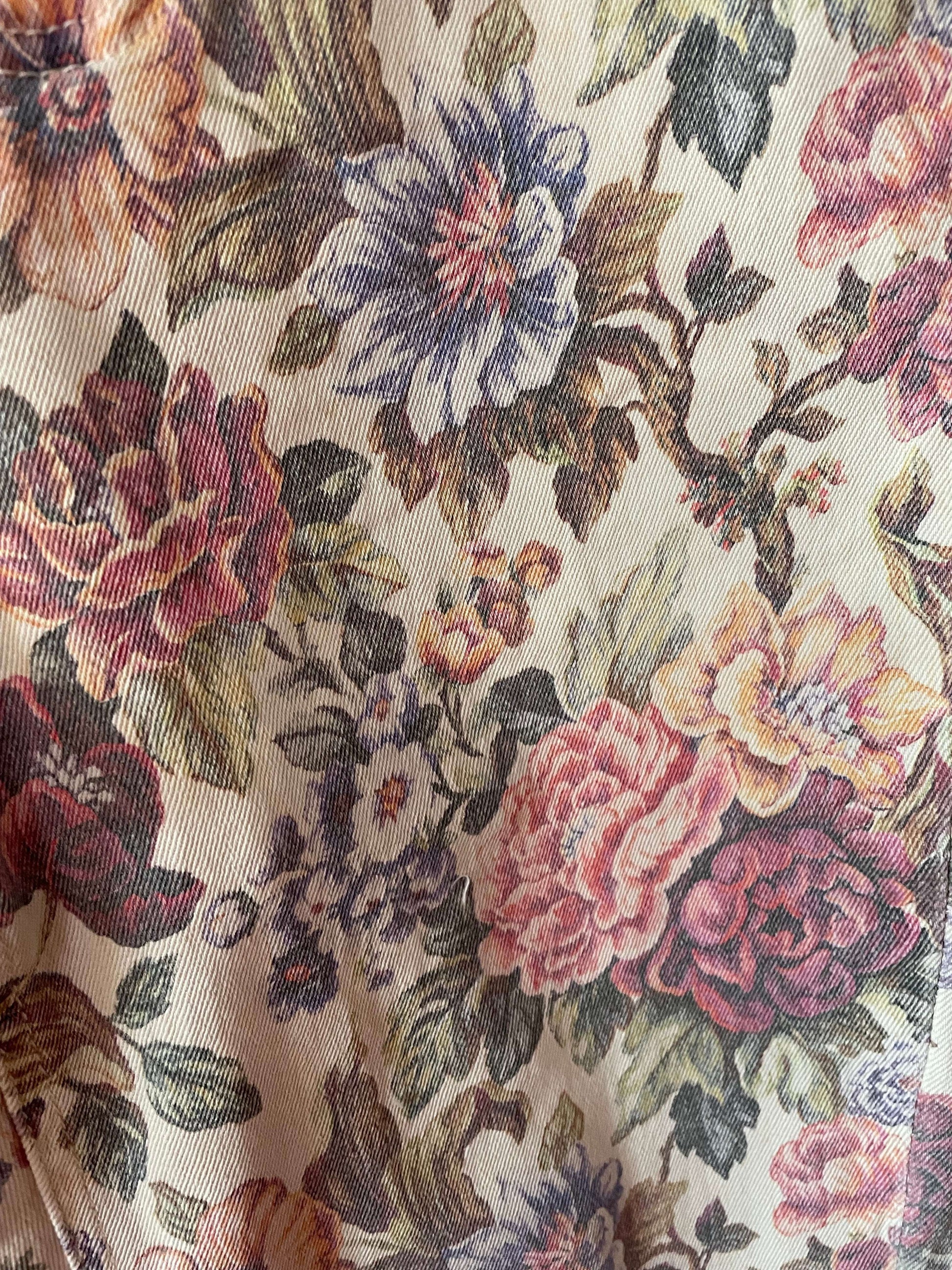 Vintage Floral Jeans