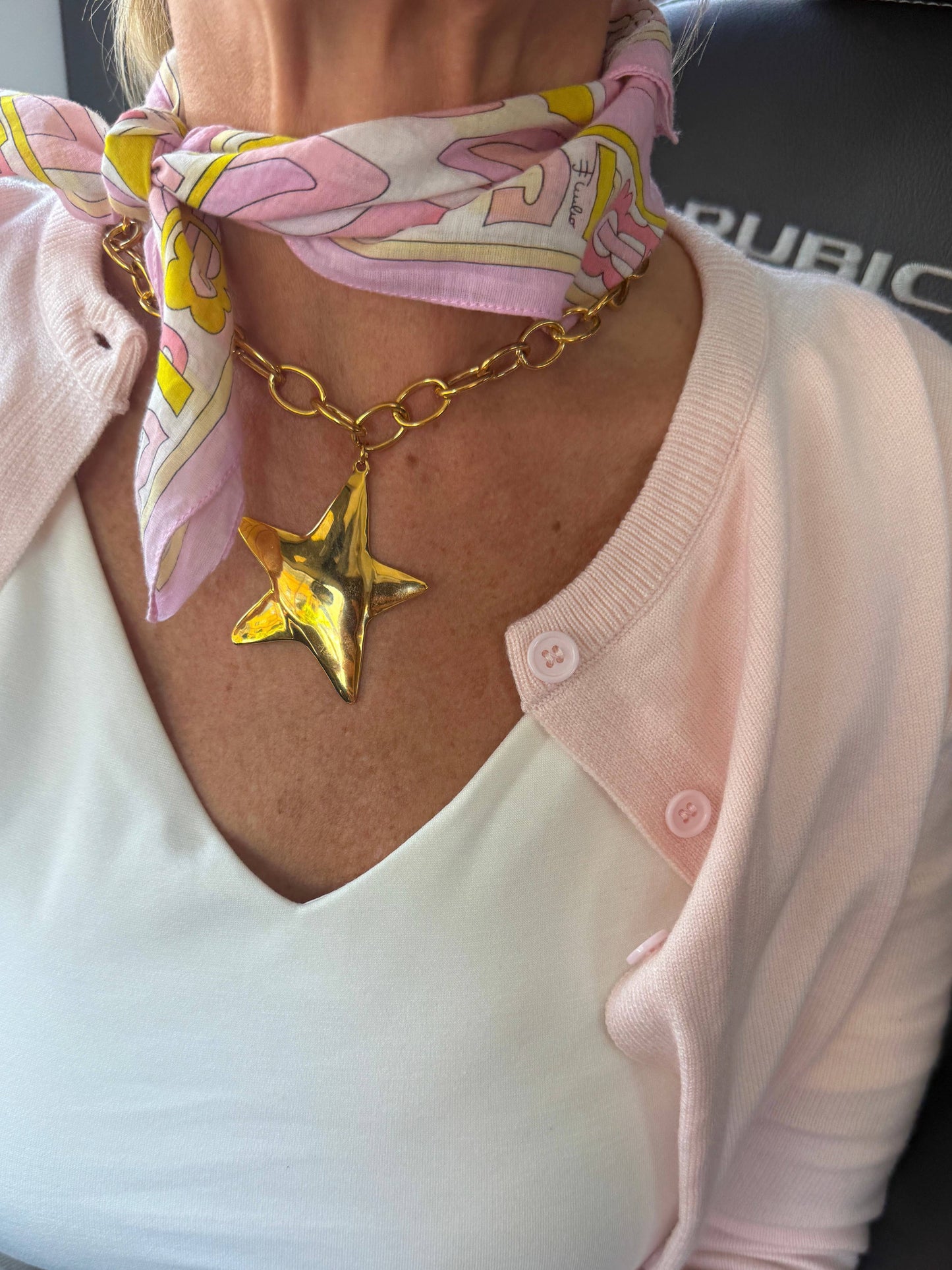 Gold Star Necklace
