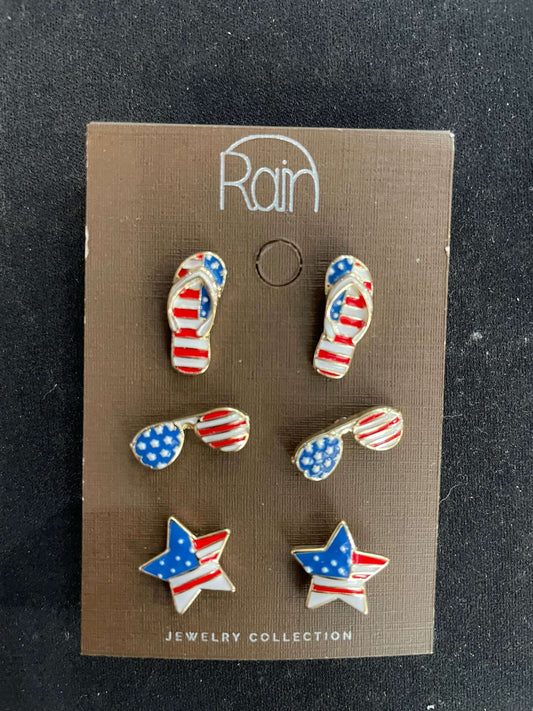 Patriotic Earrings Set - Style Junkie Boutique